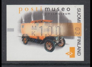 Finnland 1999, FRAMA-ATM Erstes Postautomobil Adler (1911) , Mi.-Nr. 34