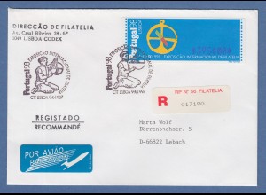 Portugal 1997 ATM PORTUGAL'98 Mi.-Nr. 17.1 Z1 Wert 395 auf R-FDC nach D