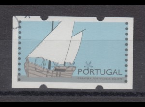 Portugal 1992 ATM Caravelle 0-Druck kopfstehend, Doppeldruck oben links