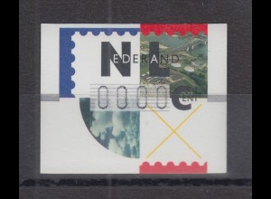 Niederlande ATM Mi.-Nr. 2.1 Typ FRAMA Nulldruck 0000 **