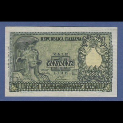 Banknote Italien 50 Lire 1951