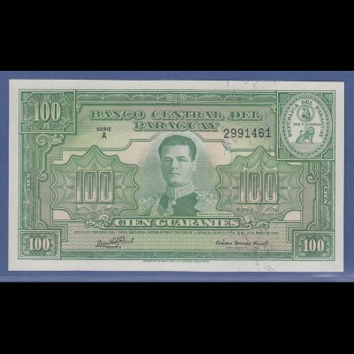 Banknote Paraguay 100 Guaranies Mariscal Jose F. Estigarribia