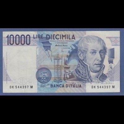 Banknote Italien 10000 Lire 1980 leicht gebraucht