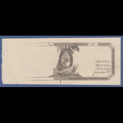 Banknote Italien BIGLIETTO DI CREDITO VERSO LE RECIFE FINANZE, ca. 1800