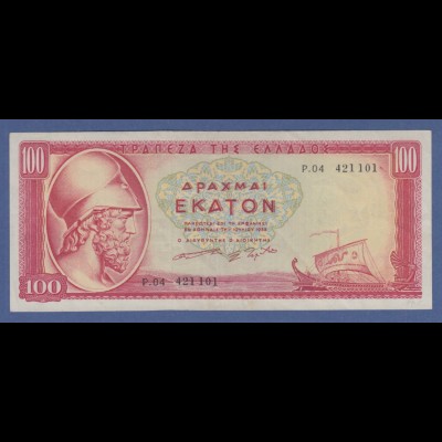 Banknote Griechenland 100 Drachmen 1955