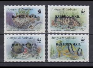 Barbuda BARBUDA MAIL Fische Mi.-Nr. 953-956 Satz 4 Werte ** SELTEN ! Mi. 400€