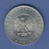 Polen / Polska Gedenkmünze 20 Zloty FAO Getreidefeld vor Hochhaus 1973 