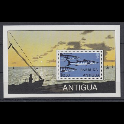Antigua und Barbuda Mi.-Nr. Block ? postfrisch ** / MNH Barracuda