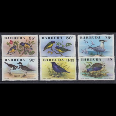 Barbuda Mi.-Nr. Satz 261-266 postfrisch ** / MNH Vögel