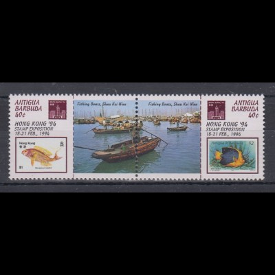 Antigua und Barbuda Mi.-Nr. Satz 1916-1917 postfrisch ** / MNH Fischerboote