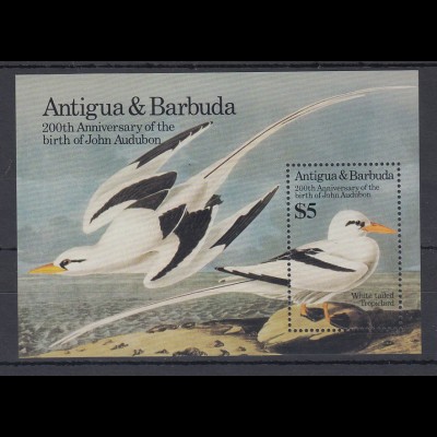 Antigua und Barbuda Mi.-Nr. Block 91 postfrisch ** / MNH Möwen 
