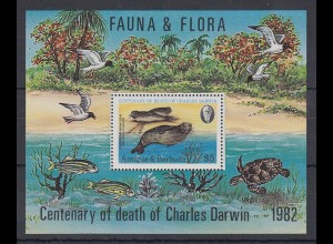Antigua und Barbuda Mi.-Nr. Block 62 postfrisch ** / MNH Fauna und Flora