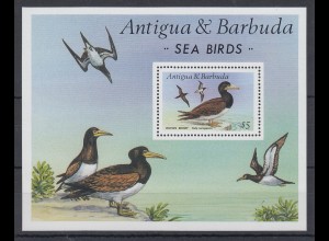 Antigua und Barbuda Mi.-Nr. Block 124 postfrisch ** / MNH Seevögel