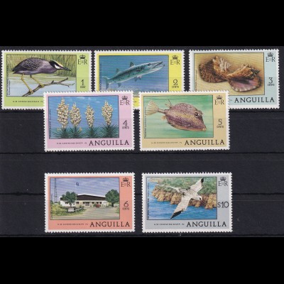 Anguilla 1977 Mi.-Nr. 273-279 Satz postfrisch ** / MNH Freimarken