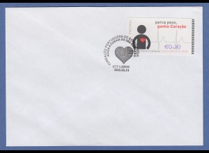 Portugal 2005 ATM Kardiologie NV Mi.-Nr. 48.3 Wert 0,30 auf blanco-FDC