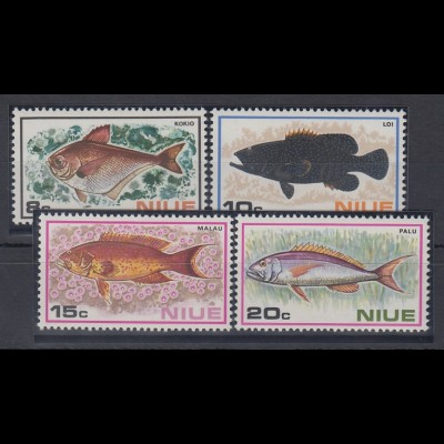Niue 1973 Fische Mi.-Nr. 133-36 **