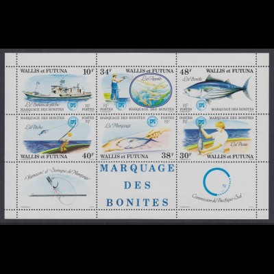 Wallis et Futuna 1979 Fischerei Mi.-Nr. Block 2 **