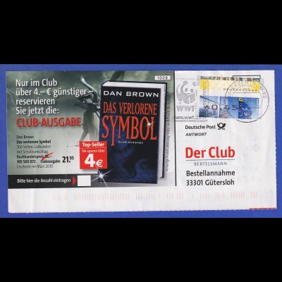 Deutschland ATM Posttower TOTALVERSCHNITT bedarfsverwendet auf Werbeantwort