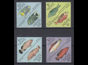 Nevis 1987 Fische Mi.-Nr. 467 - 474 **