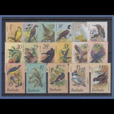 Barbados 1979 Freimarken Vögel Mi.-Nr. 465 - 481 **