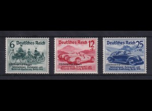 Deutsches Reich 1939 Nürburgring-Rennen Satz Mi.-Nr. 695-697 einwandfrei ** 