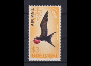 Grenada 1972 Vögel Mi.-Nr. 469 Einzelwert 3$. ** / MNH 