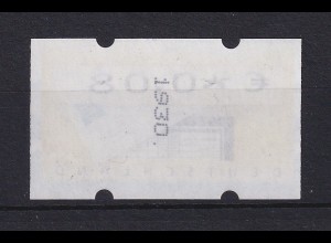 Deutschland ATM Briefkasten Mi-Nr. 5.1 Zählnummer besonders klein (nur 2mm hoch)