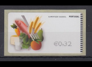 Portugal 2009 ATM Ernährung NewVision Mi.-Nr. 68.3 Wert 0,32 **