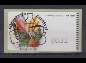 Portugal 2009 ATM Ernährung NewVision Mi.-Nr. 68.3 Wert 0,32 mit ET-O