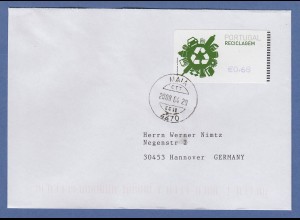 Portugal 2009 ATM Recycling NewVision Mi.-Nr. 66.3 violett Wert 0,68 auf Brief