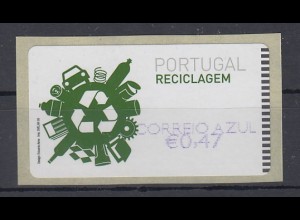 Portugal 2009 ATM Recycling NewVision Mi.-Nr. 66.3 violett AZUL 0,47 **