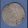 Bremen alte Silbermünze 4 Grote ca.1650 , Kreuz, Reichswappen. ANSEHEN ! 