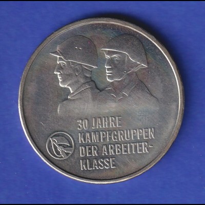 DDR 1983 10 Mark Kampfgruppen der Arbeiterklasse , stempelglanz stg