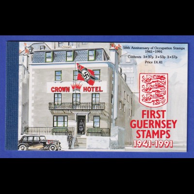 Guernsey 1991 Dt. Besatzungs-Marken 1941 Markenheftchen Mi.-Nr. MH 34 **