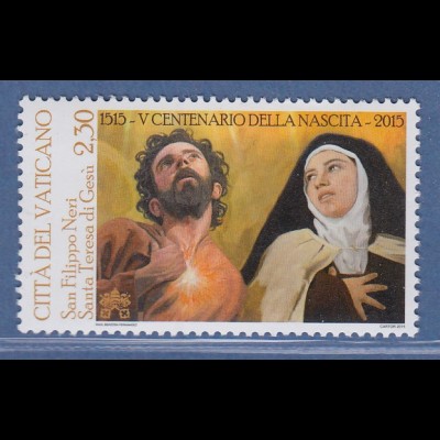 Vatikan 2015 Mi.-Nr. 1852 Sondermarke ** hl. Theresia von Avila