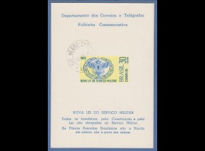 Brasilien 1966 Folhinha Filatélica Neues Militärdienst-Gesetz , O RIO NEGRO