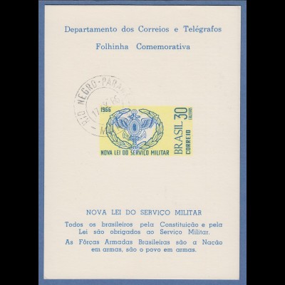 Brasilien 1966 Folhinha Filatélica Neues Militärdienst-Gesetz , O RIO NEGRO