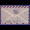 DDR 1950 Lp-Brief mit u.a. Mi.-Nr. 242 gel. von Coswig in die USA