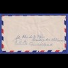 DDR 1953 Lp-Brief von Hellendorf Kr. Pirna gel. nach New York. U.a. Mi.-Nr. 331