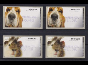 Portugal 2005 ATM Hund / Hamster Amiel Mi-Nr 50-51 je Satz AZUL 2 Werte **