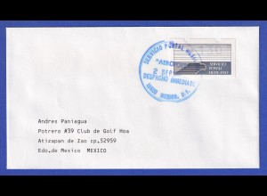 Mexiko Klüssendorf-ATM 2. Ausgabe Wert 130 auf Inlandsbrief 2.9.1994