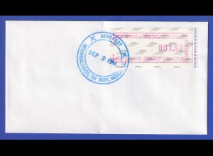 Mexiko Frama-ATM Mi.-Nr. 6 Wert 130 auf blanco-Brief O 2.9.1994