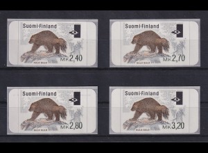 Finnland 1995 ATM Vielfraß Mi.-Nr. 29.2 Satz 240-270-280-320 **