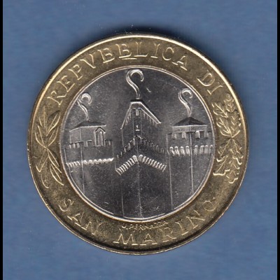 Münze San Marino 1000 Lire 2001