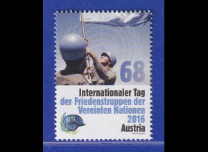 Österreich 2016 Sondermarke Blauhelmsoldaten der UN-Friedenstruppen Mi.-Nr. 3270