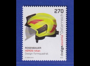 Österreich 2018 Sondermarke Feuerwehrhelm HEROS-titan Rosenbauer Mi.-Nr. 3420