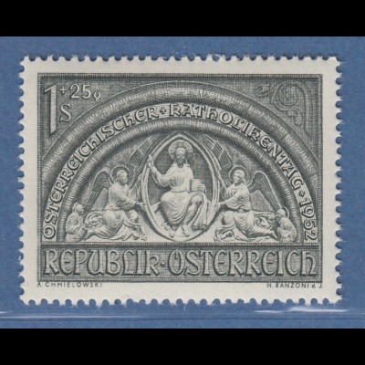 Österreich 1952 Sondermarke Österreichischer Katholikentag, Wien Mi.-Nr. 977