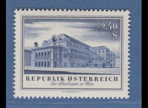 Österreich 1955 Sondermarke Wiedereröffnung der Staatsoper Mi.-Nr. 1021