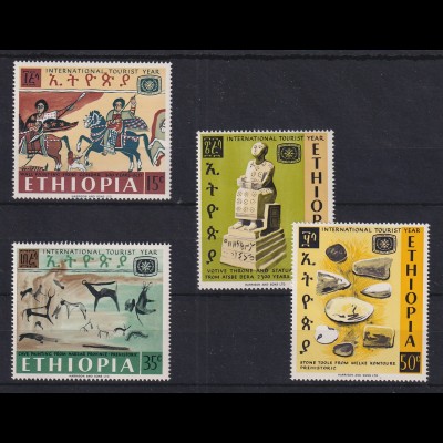 Äthiopien / Ethiopia 1967 Tourismus Mi.-Nr. 572-75 Satz 4 Werte **