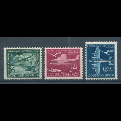 Deutsches Reich 1944, Luftpost - Flugzeuge, Mi.-Nr. 866-868 Satz **